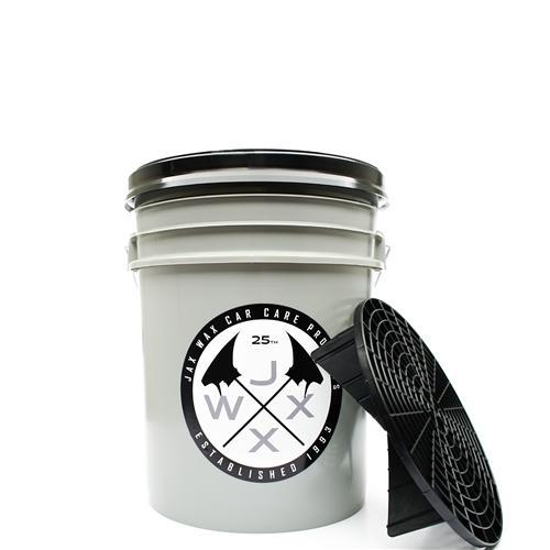 Jax Wax Black/Gray Limited Edition Wash Bucket w/ Grit Guard & Gamma Seal