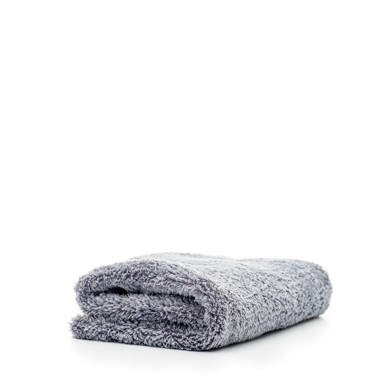 Double Plush Edgeless Microfiber Towel (Gray)